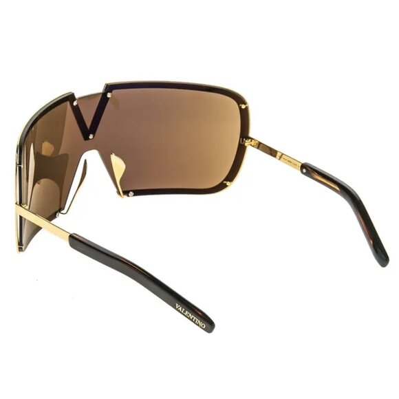 VALENTINO GARAVANI VLogo Oversized Shield Sunglasses - Picture 7 of 10
